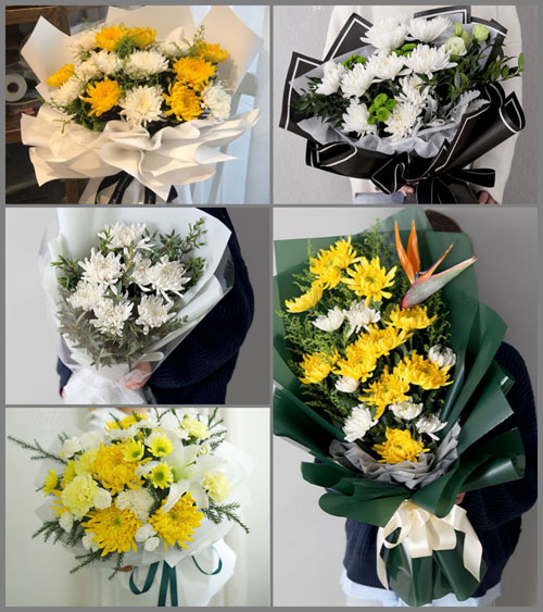 贵州铜仁市松桃县大坪场镇灯塔村白事花束代送